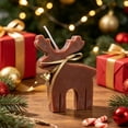 thumbnail image 4 of Christmas Decorations - Xmas Reindeer Shaped Scented Candle, Cute Mini Reindeer Aromatherapy Candles, Decorative Candle for Christmas Party Home Table Decoration,1PC, 4 of 9