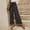 Black, variant on Women's Boho Palazzo Pants Wide Leg Striped Pants High Waisted Lounge Drawstring Pants for Women Casual Holiday Trousers