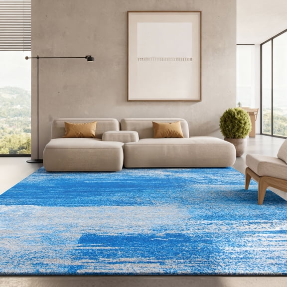 Safavieh Adirondack Rudyard Abstract Ombre Area Rug, Silver/Blue, 2'6" x 4'