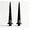 2PC, variant on Witch Hat Taper Candles,Set of 2,Halloween Witch Hat Candles Halloween Black Taper Flickering Candles for Party Decoration Dinner Party Holiday Decor