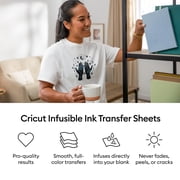 Cricut Infusible Ink 12 x 12 Black Transfer Paper 3 Sheets