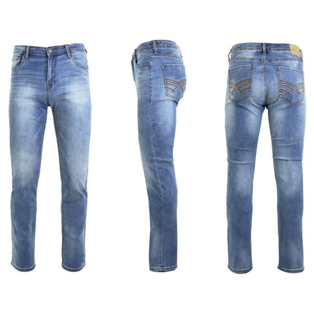 Men's Straight Leg Denim Jeans