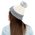 thumbnail image 4 of Womens Echo Pompom Knit Beanie [One Size Fits Most], 4 of 8