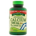 thumbnail image 3 of Nature's Truth Calcium 1200 mg Plus Vitamin D3 5000 IU Supplements, 120 Count Pack of 3, 3 of 10