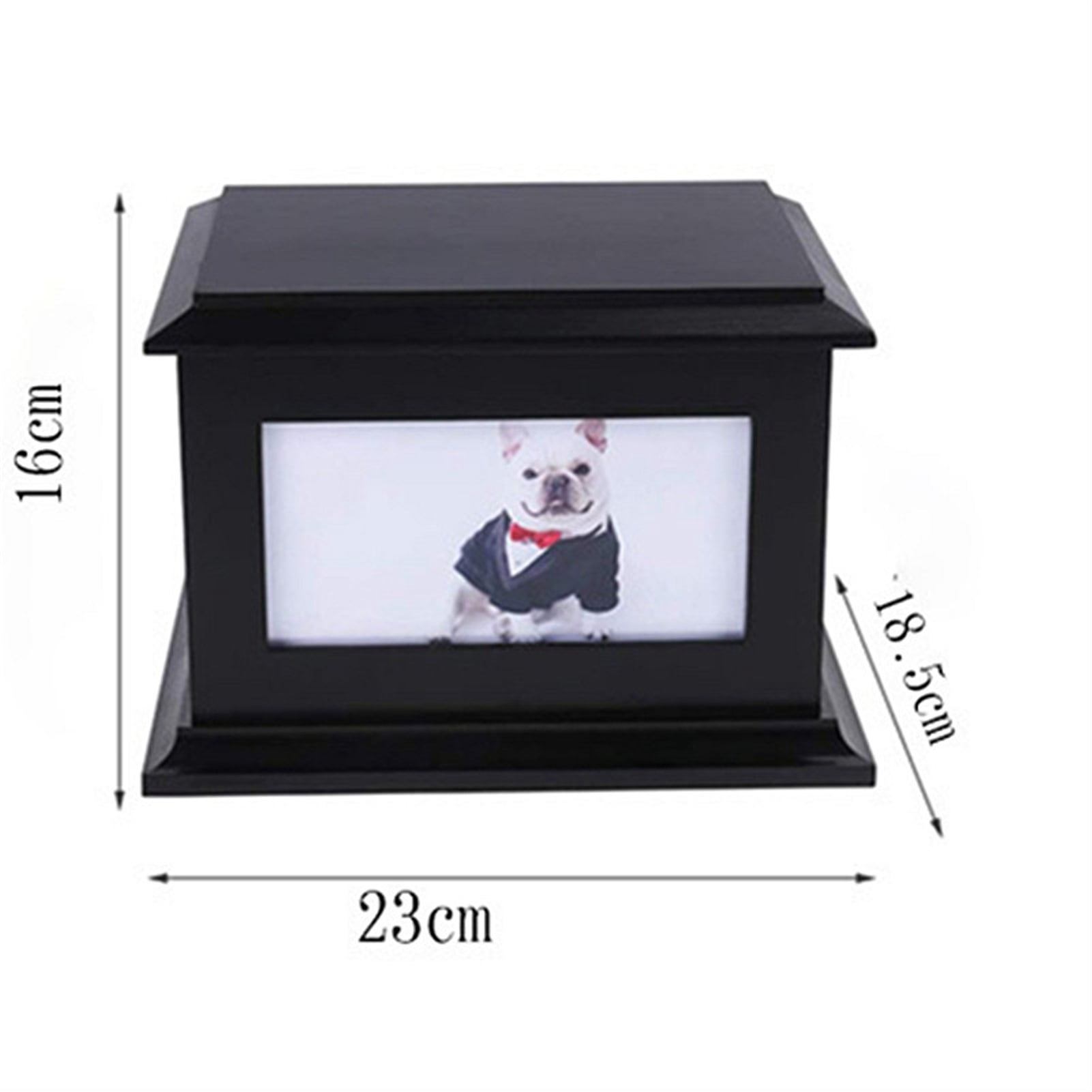 Pet Urn Dog Cat Funeral Custom Pet Commemorative Ebony Sealed Anti-corrosion And Moisture Proof Tombstone Pet Coffin