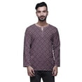 thumbnail image 1 of Atasi Indian Traditional Kurta For Men Keyhole Neck Short KurtaShirtFor Boys, 1 of 1