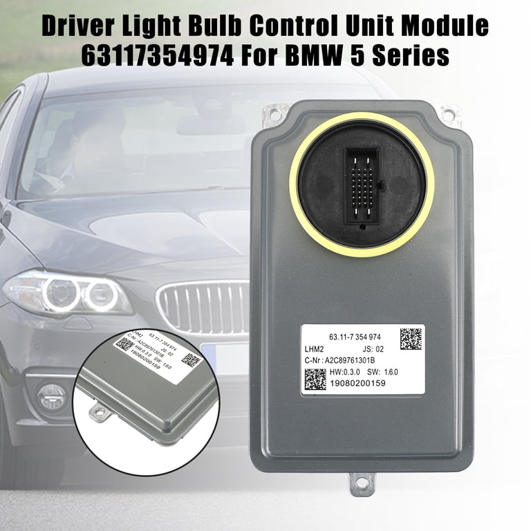 Driver Light Bulb Control Unit Module 63117354974 For BMW 5 Serie 