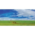 thumbnail image 4 of Country Piggy Bank, Earth Path Road on Grass Field Plateau Rural Countryside View with Clouds Image Print, Ceramic Coin Bank Money Box for Cash Saving, 3.6" X 3.2", Blue, by Ambesonne, 4 of 4