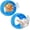 Blue, variant on DFORD 2 PCS Betta Hide, Orange Beta Fish Tank Decor, Suction Cup Shrimp Tunnel, Betta Resting Spot, Aquarium Hammock Hideout Cave for Guppy Resting