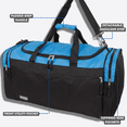 thumbnail image 2 of J World Copper 56L Duffel Bag - Blue/Black, 2 of 6