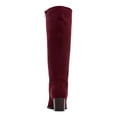 thumbnail image 2 of STYLE & COMPANY Womens Burgundy Comfort Stretch Myranda Almond Toe Block Heel Zip-Up Boots 7 M, 2 of 4