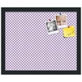 thumbnail image 2 of PinPix 17x14 Custom Cork Bulletin Board Purple Polka Dot Poster Board Has a Fabric Style Canvas Finish, Framed in Purple Polka Dot, by ArtToFrames (PinPix-504), 2 of 6