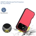 thumbnail image 5 of ELEHOLD for iPhone 16 Plus Case ,Compatible with Mag-Safe Accessory Military Protection Heavy-Duty Rugged Shockproof Case with Lens Protector  for iPhone 16 Plus,Rose, 5 of 5