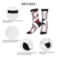 thumbnail image 5 of Unisex America Baseball Novelty Ankle Socks Colorful ComfortSoft Lightweight Sports Athletic Socks, 5 of 7