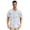 Elegant Vintage Flower on Grid, variant on Men's Casual Button Down Shirts Short Sleeve Summer Hawaiian Beach Shirt, Groovy Rainbow and Flowers