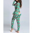 thumbnail image 1 of Onesies navideños para mujer, ropa de dormir Sexy con solapa de trasero abierto para adultos, pelele, pijama, mono, camisón largo, lindo, 2023, 1 of 4