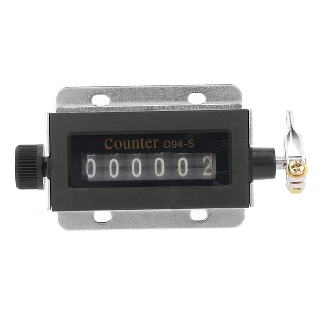 Mechanical Pulling Counter,D94-S 6 Digit Resettable Resettable Mechanical Counter Mechanical Counter Quality You Can Trust
