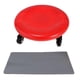 thumbnail image 1 of Máquina para abdominales con rueda de ejercicio y placa para entrenamiento de fuerza central rojo, 1 of 9