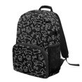 thumbnail image 2 of POLERO Dog Bone 17 Inch Book Bag for Teenager, Polyester Lightweight Multi-Pocket Design Daily Use Bag for Travel, 2 of 10