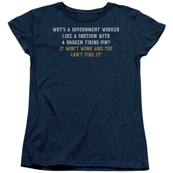 - Government Worker - Women's Short Sleeve Shirt - Large