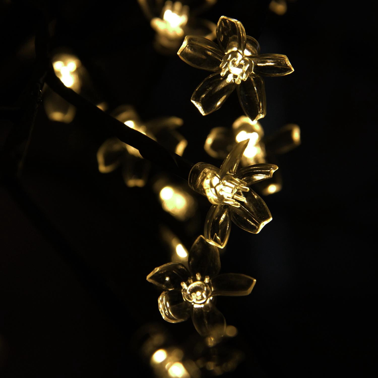6' LED Lighted Cherry Blossom Flower Tree - Cool White Lights