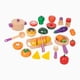 thumbnail image 4 of Comida de juguete de madera, accesorios de cocina para juegos de simulación, regalo para fiestas, juego para cortar frutas y verduras, juego de madera, 4 of 9