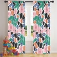 thumbnail image 5 of Blackout Kids Curtains,Pioneer Flower Floral Print Pattern Childrens Insulated Curtains Set Of 2,Bedroom Essentials,Toddler Room Decor 42"x84", 5 of 5