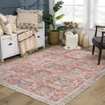 thumbnail image 2 of BoutiqueRugs Urpi Farmhouse Area Rug - Machine Washable - Peach, Pink, Mustard - 7'10" x 10'2", 2 of 12