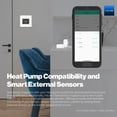 thumbnail image 3 of YoLink Thermostat 2, Smart Thermostat with Dual-Stage Heating & Cooling, Heat Pump Support, External Temp Sensors, Remote Control, Scheduling, Alexa & Google, Long-Range Connectivity, Hub Required, 3 of 9