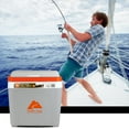 thumbnail image 7 of Ozark Trail 26 QT Ice Chest Cooler Hard Sided Portable Cooler, 32 Can Capacity 25L Grey, 7 of 7