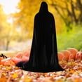 thumbnail image 4 of Capa de Adultos con Capucha Perfecl de Halloween Negro 170cm, 4 of 8