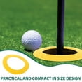 thumbnail image 3 of 4 Pcs Golf Putting Ring Silicone Golf Hole Cup Ring All-Direction Practice Putting Green Ramp Ring for Home Backyard Course Golf Training, 3 of 8