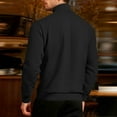 thumbnail image 4 of qucoqpe Men's Quarter Zip Pullover Sweatshirts Fall Winter Trendy Mock Neck Sweaters Long Sleeve Warm Shirts Tops for Men, 4 of 5