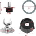 thumbnail image 4 of Jinsinto 6 Points Blade Compatible Blender Jar Bottom Replacement Parts for Osterizer Blender Blade, 4 of 5