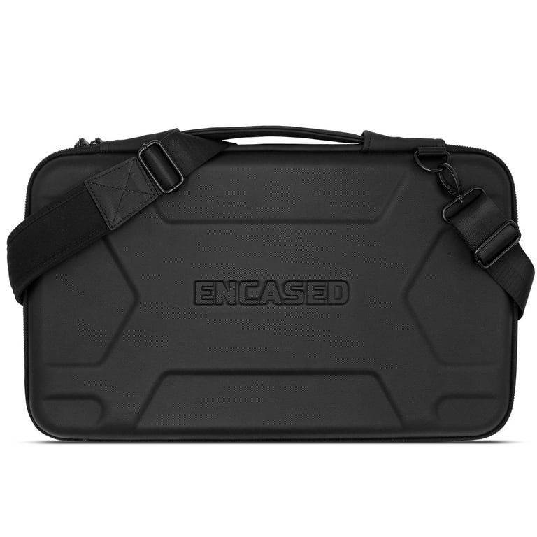Encased Hard Shell Case for Macbook 13 and 14 Laptop Case Protective Cover with Shoulder Strap Luggage Handle Sleeve and Accessories Compartment Walmart