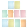 thumbnail image 1 of LEEYNEER 10 Pcs Classification Divider Board Supplies Pastel Folder Separators for Binders Dividers Office, 1 of 8