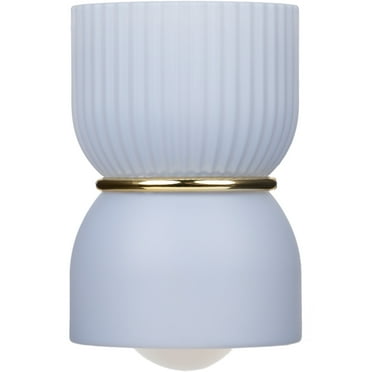 Better Homes & Gardens Aroma Accents Fragrance Plug Oil Diffuser, Ribbed Blue