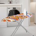 thumbnail image 2 of HELLHERO Quick Install Ironing Board Covers Stretch Elastic Fit Adjustable Straps 15 x 54 inch Non-Fading Cartoon Coloured Daisies, 2 of 6