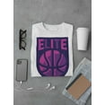 thumbnail image 3 of Elite Purple Basketball T-Shirt Men -Image by Shutterstock, Male Large, 3 of 4