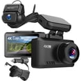 thumbnail image 1 of Mastery Brand DashCam WiFi Dual 4K/1080P para Auto – Cámara Delantera y Trasera con GPS, Visión Nocturna, Monitor de Estacionamiento 24/7 y Control Desde App, 1 of 7