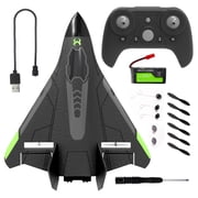Sky Viper Vector Performance RC Stunt Plane, Speeds up to 45 mph, 1-Touch Stunts, Auto Stabilization, Removable Rechargeable Battery, Teens and Adults