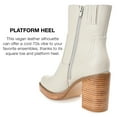 thumbnail image 6 of Journee Collection Womens Brittany Tru Comfort Foam Inside Zip Platform Booties, 6 of 6