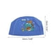 thumbnail image 4 of Gorro de natación de PU tejido de dibujos animados de cocodrilo único en azul oscuro, 4 of 6