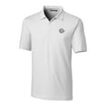 thumbnail image 2 of Men's Cutter & Buck White TCU Horned Frogs Forge Pencil Stripe Stretch Polo, 2 of 3