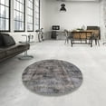 thumbnail image 4 of Ahgly Company Machine Washable Indoor Rectangle Industrial Modern Gray Area Rugs, 8' x 12', 4 of 7