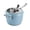 Blue, variant on Tramontina Golden Pop Popcorn Maker, 5.5-Quart Stainless Steel Stovetop Popcorn Popper, Compatible with All Stovetops - Blue