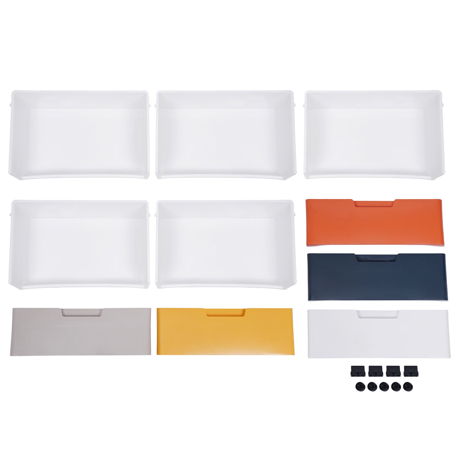 5-Tier Chest Of Drawers Organizer Wardrobe Cabinet Kids' Plastic Storage Drawers