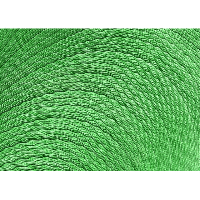 Ahgly Company Tapis Rectangulaire d'Intérieur Lavable en Machine Vert Transitionnel, 5 Pieds x 8 Pieds