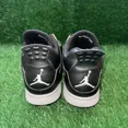 thumbnail image 3 of Ni - ke Ni - ke Jordan 4 Black White Oreo Metal Baseball Cleats Size 12 807710-010 New, 3 of 5