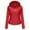 Red jacket for women, variant on Usmixi 2023 Winter Womens Leather Coat Women's Removable Hooded Faux Leather Jacket Stand Neck Zip up Trendy Moto Biker Coat Long Sleeve Black Slim Hoodies Outwear with Pocket Up to 65% off